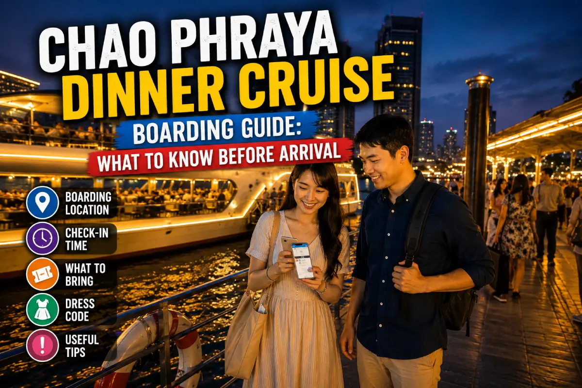Chao Phraya Dinner Cruise Boarding Guide: What to Know Before Arrival