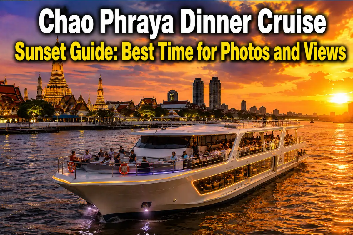Chao Phraya Dinner Cruise Sunset Guide: Best Time for Photos and Views